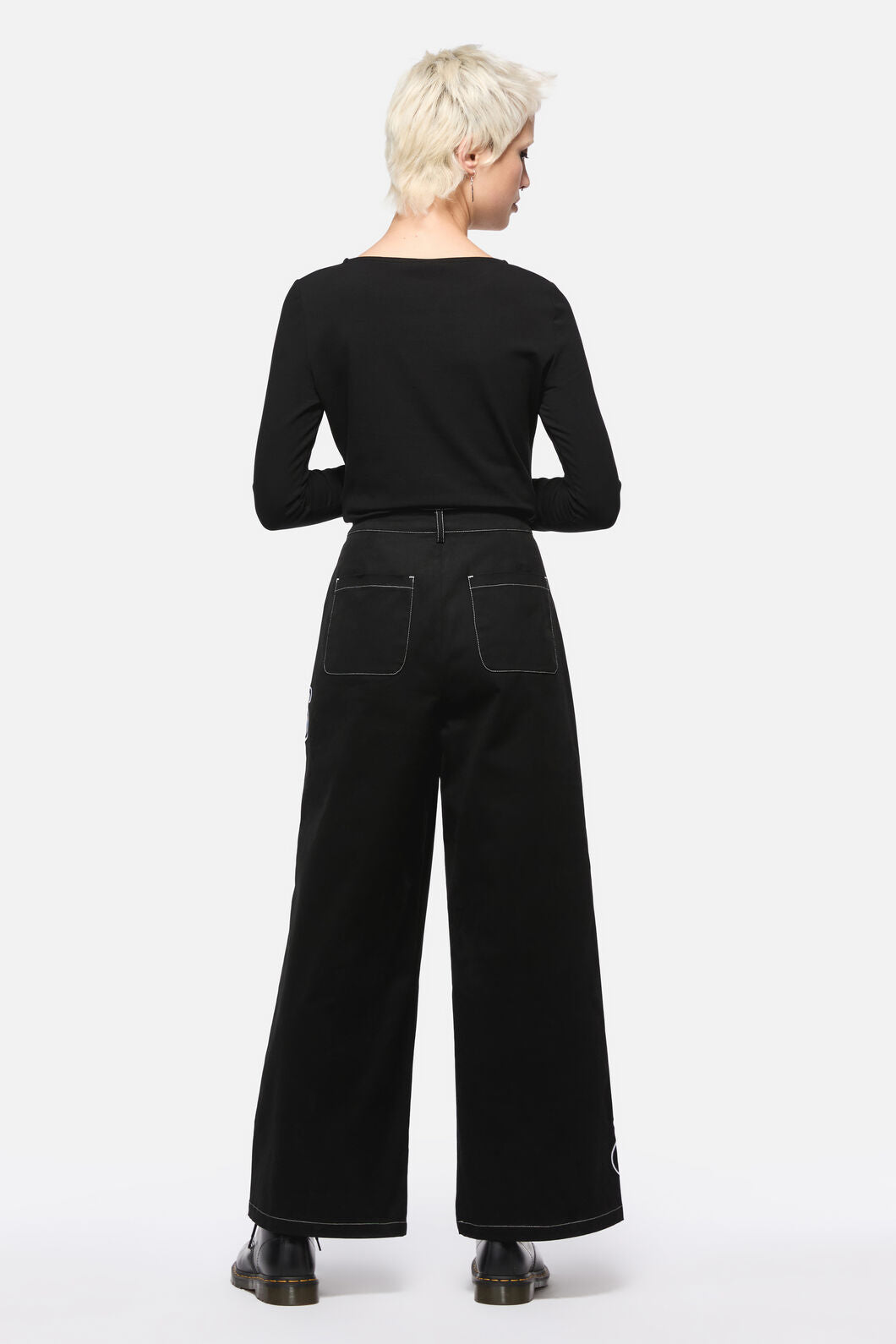 Dangerfield - Catkins Emb Pants - black