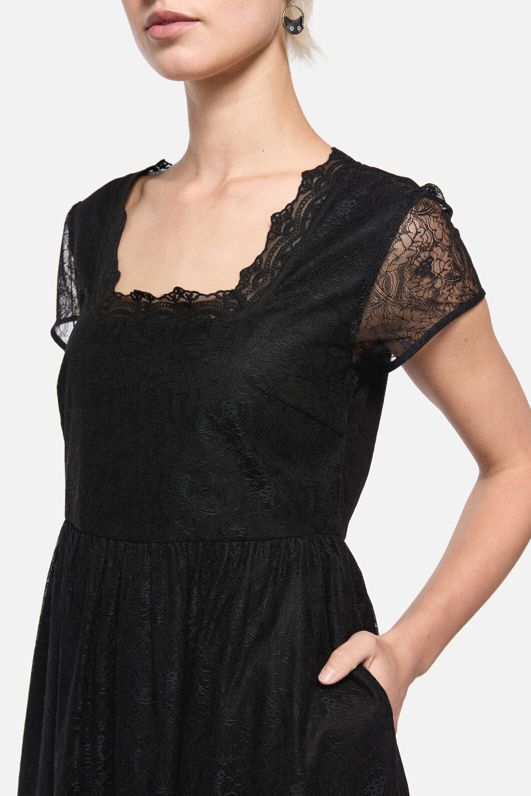 Dangerfield - Forgotten City Lace Dress - black