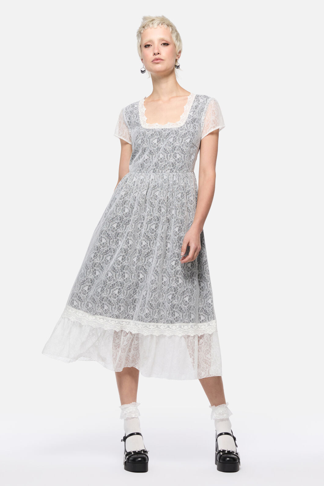 Dangerfield - Forgotten City Lace Dress - white