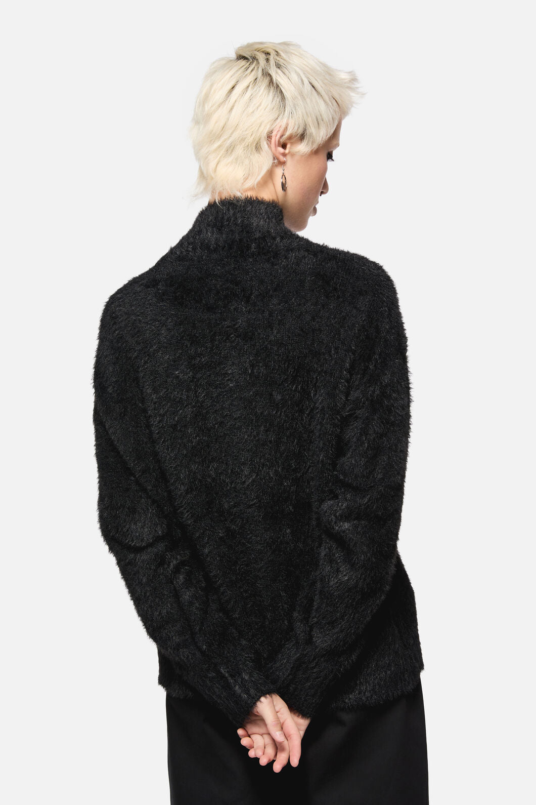 Dangerfield - Catkins Boucle Knit Jumper - black