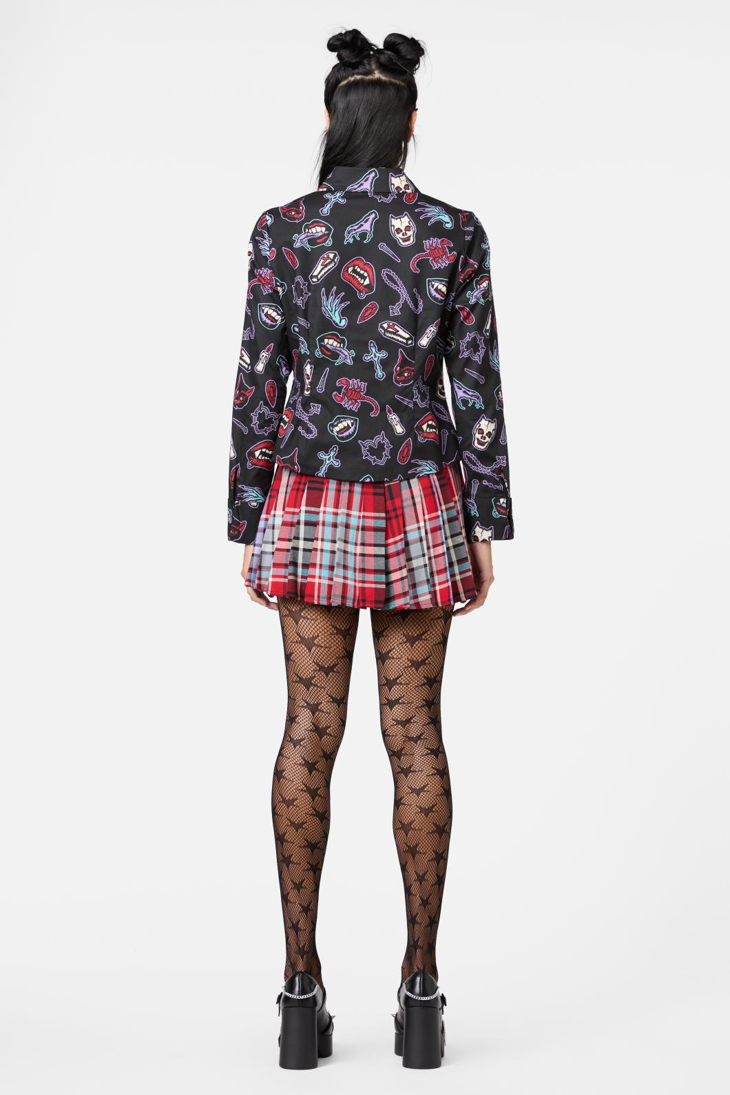 Dangerfield - Sucked In Gothic Blouse - black