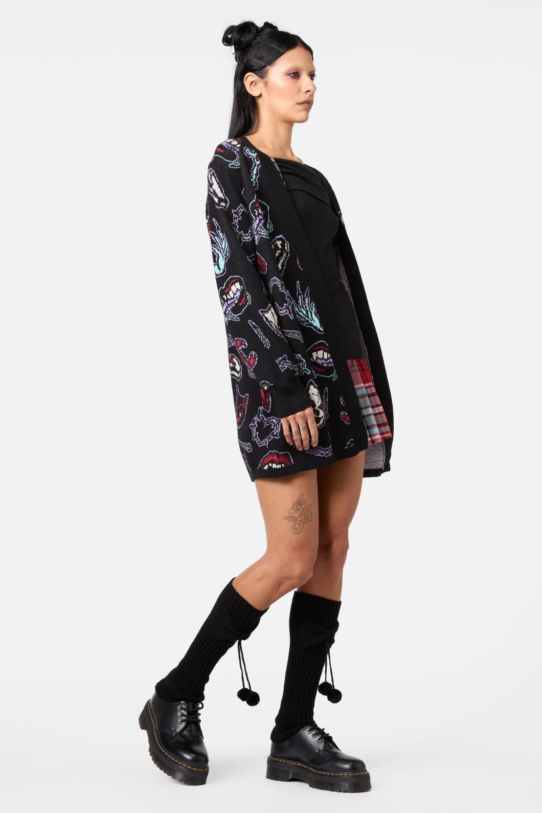 Dangerfield - Sucked In Gothic Cardigan - black