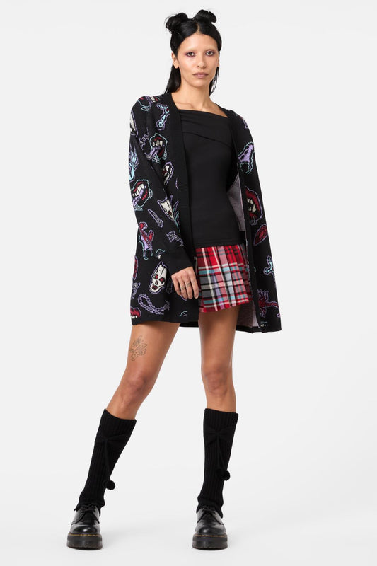 Dangerfield - Sucked In Gothic Cardigan - black