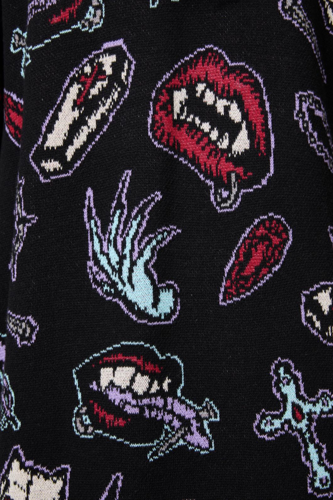 Dangerfield - Sucked In Gothic Cardigan - black