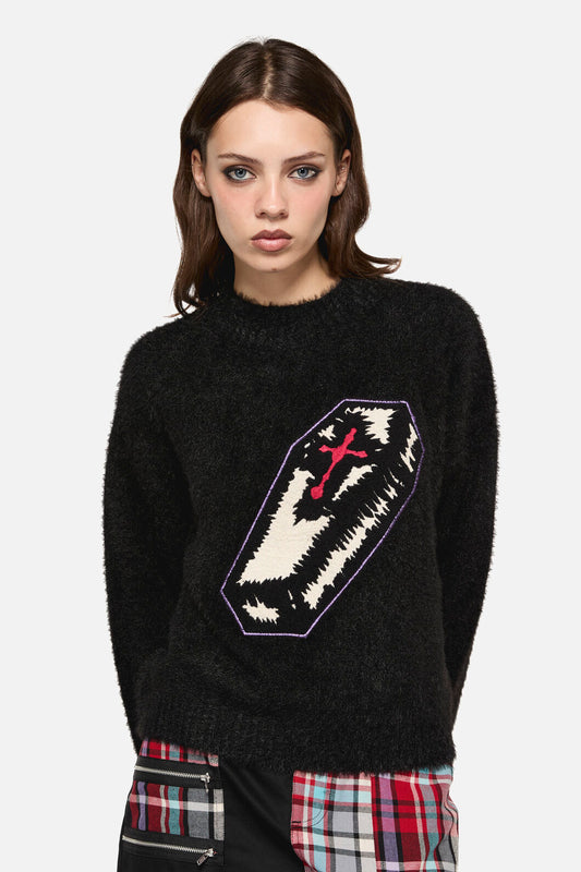 Dangerfield - Nail In The Coffin Knit - black