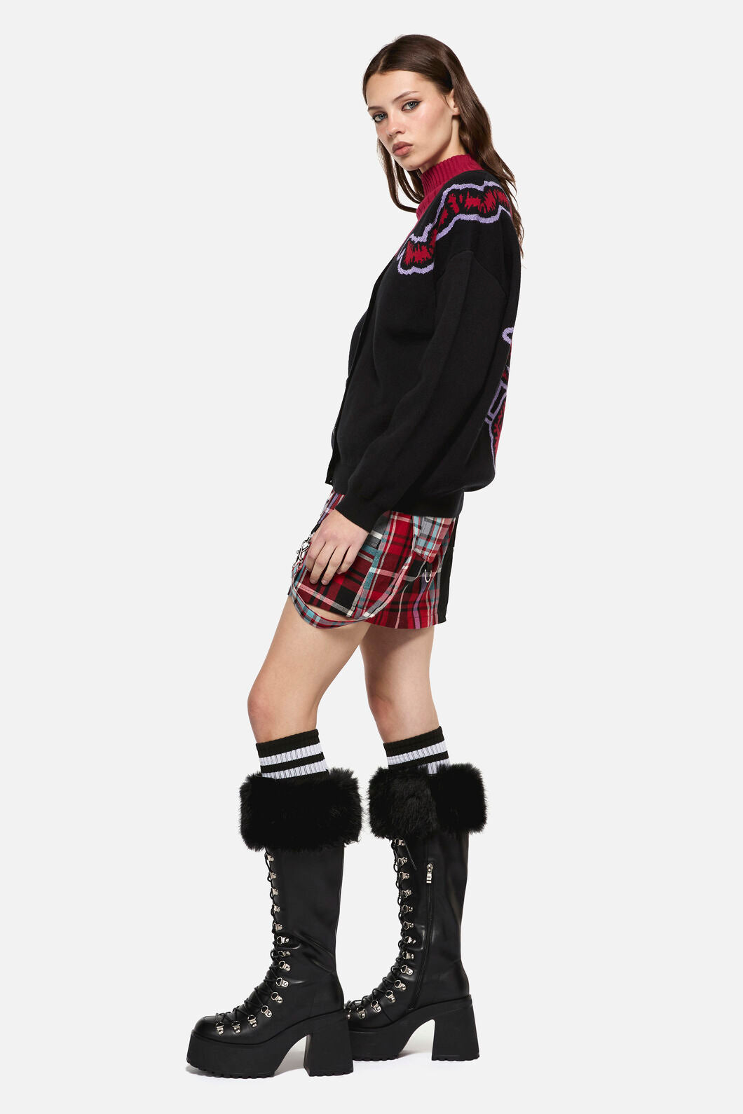 Dangerfield - Scorpion Gothic Cardigan - black