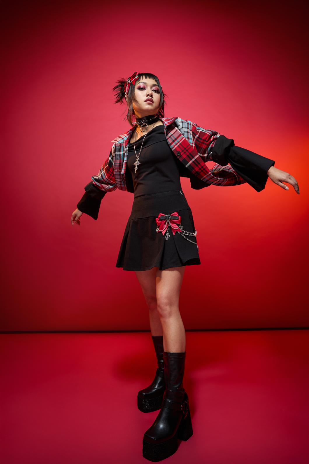 Dangerfield - Nail In The Coffin Skort - black