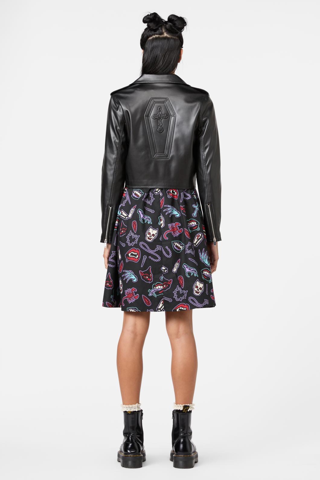 Dangerfield - Nail In The Coffin Bike Jacket - black