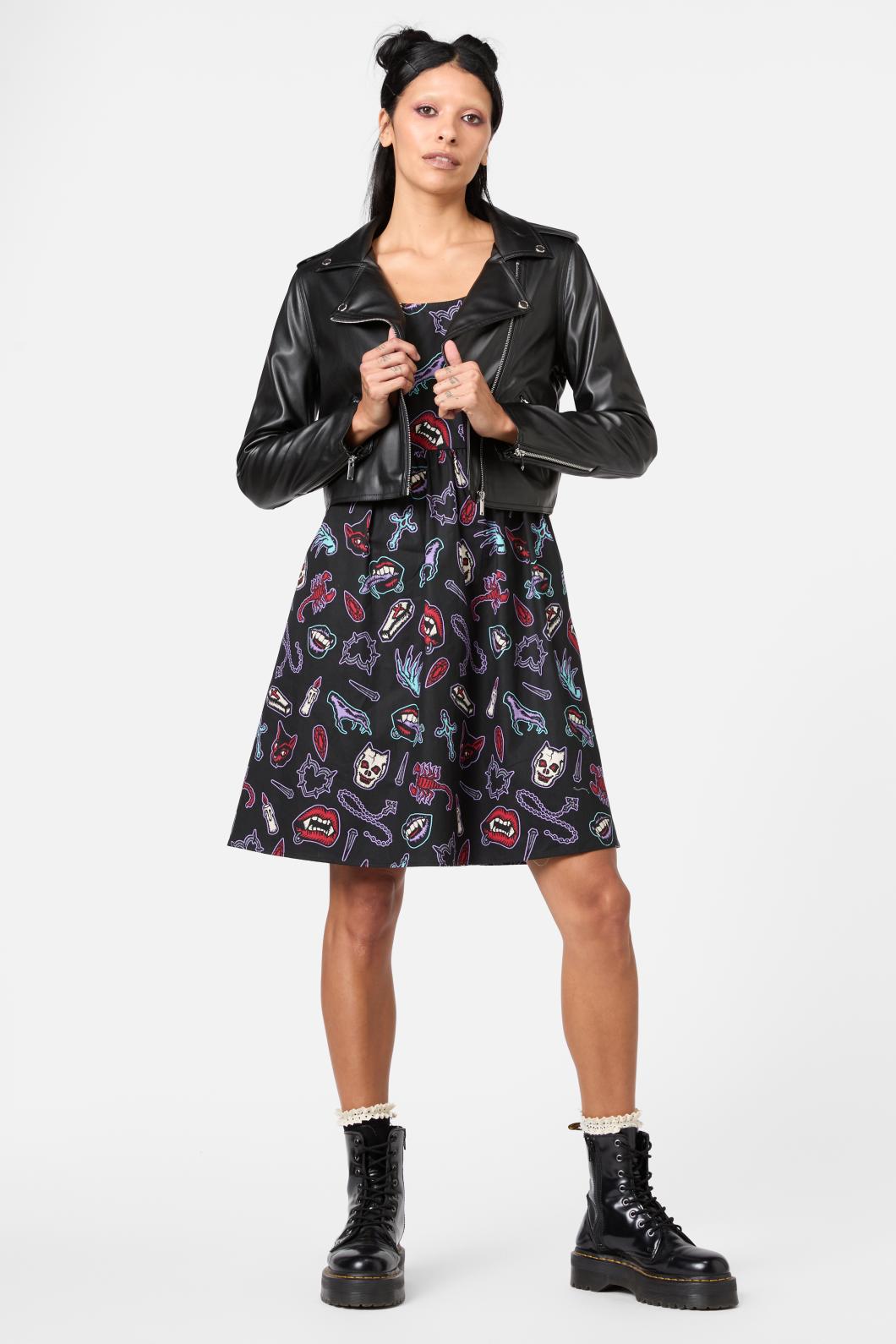 Dangerfield - Nail In The Coffin Bike Jacket - black