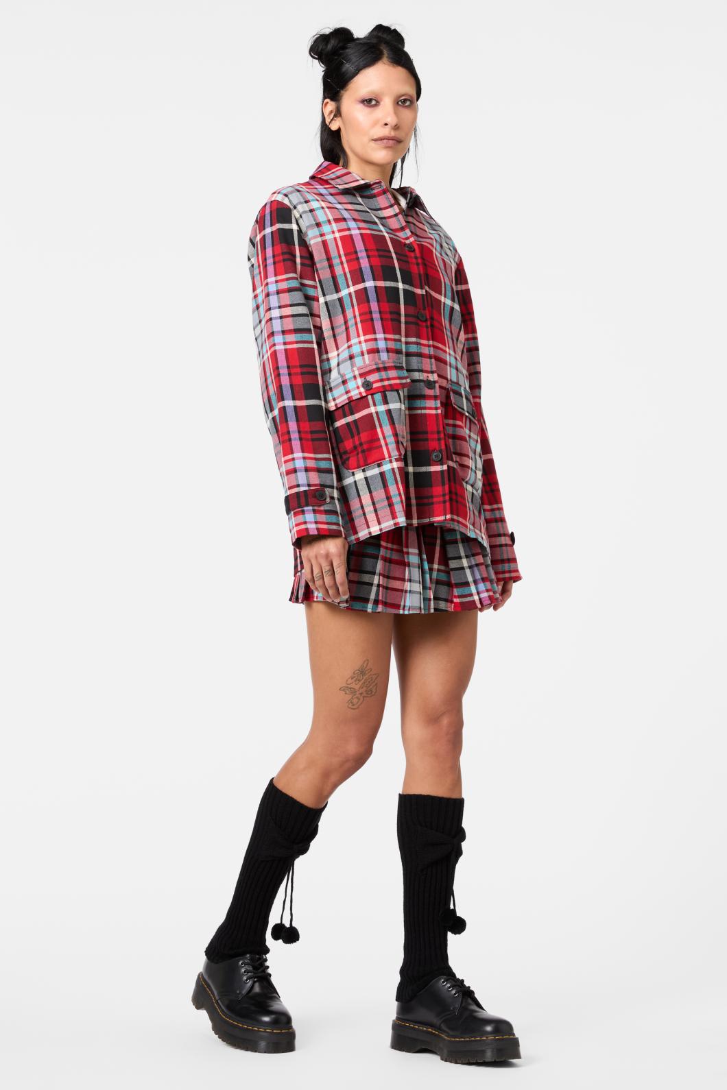 Dangerfield - Scorpian Tartan Jacket - multi