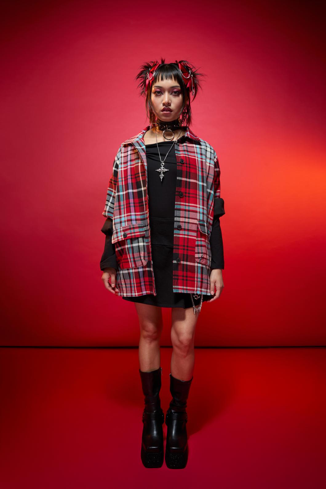 Dangerfield - Scorpian Tartan Jacket - multi