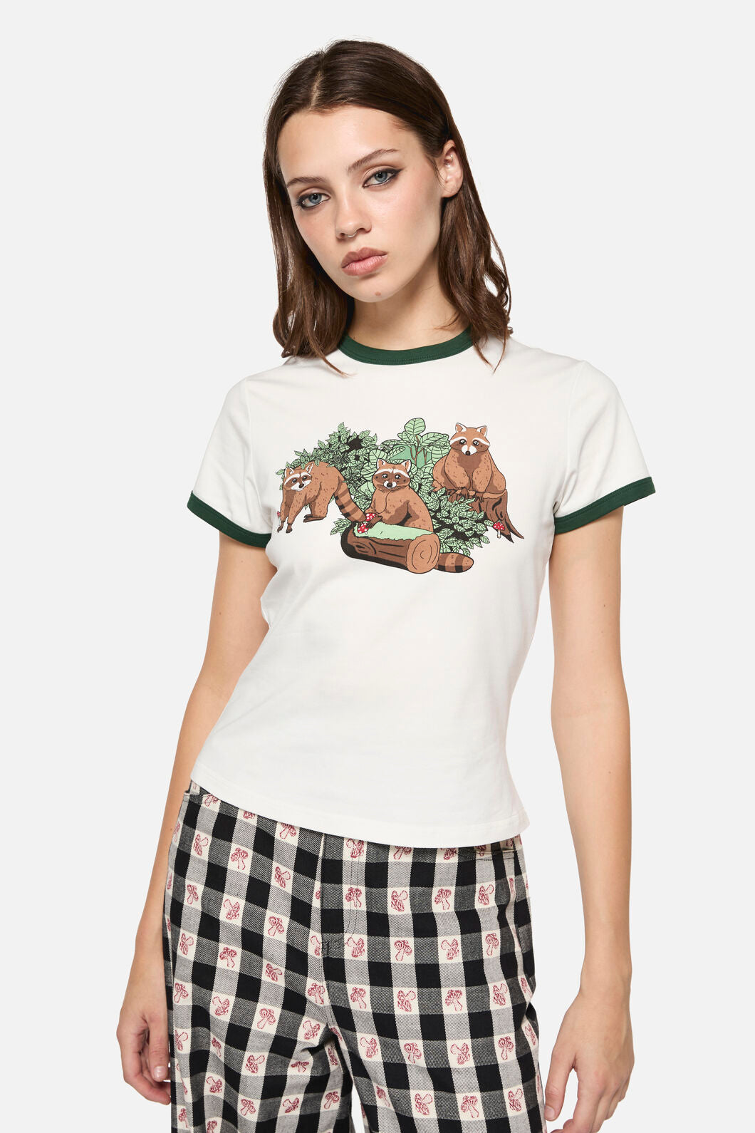 Dangerfield - Haus Of Raccoon Tee - cream