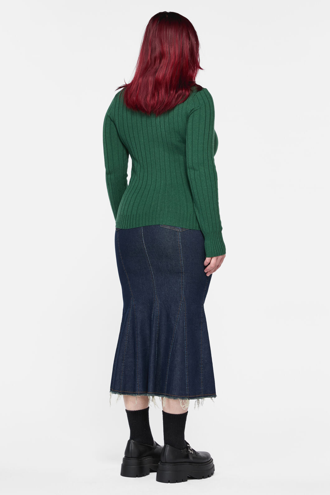 Dangerfield - Cub Huddle Knit Top - green