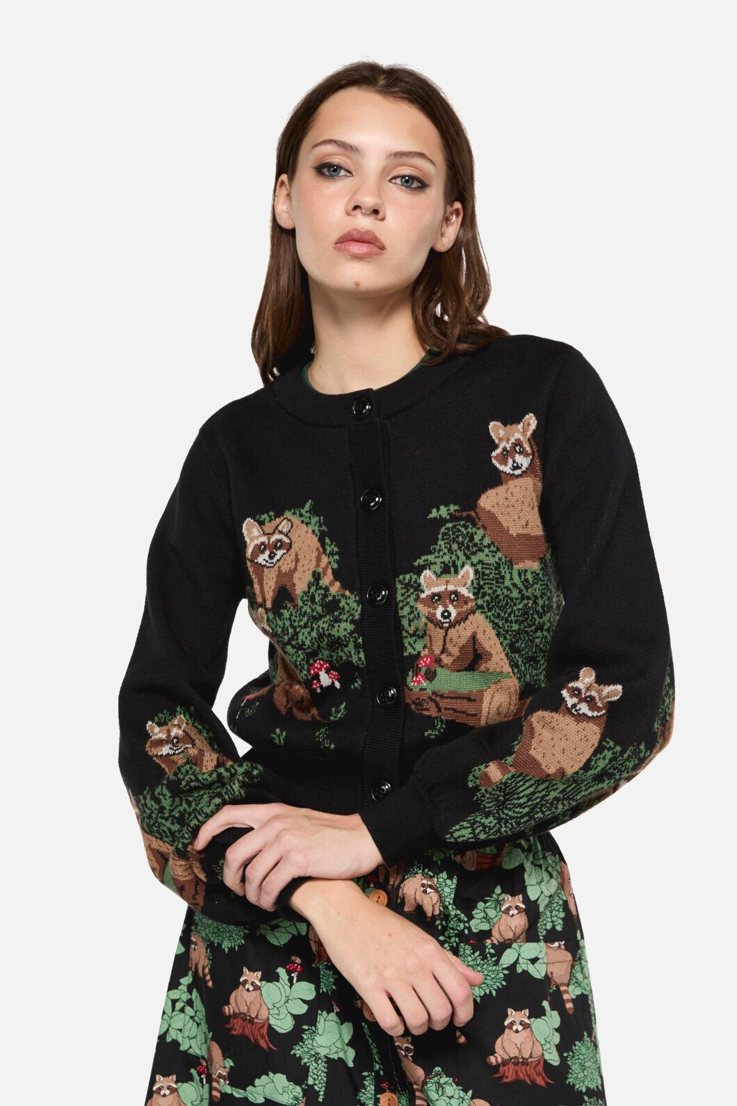 Dangerfield - Haus Of Raccoon Cardi - black