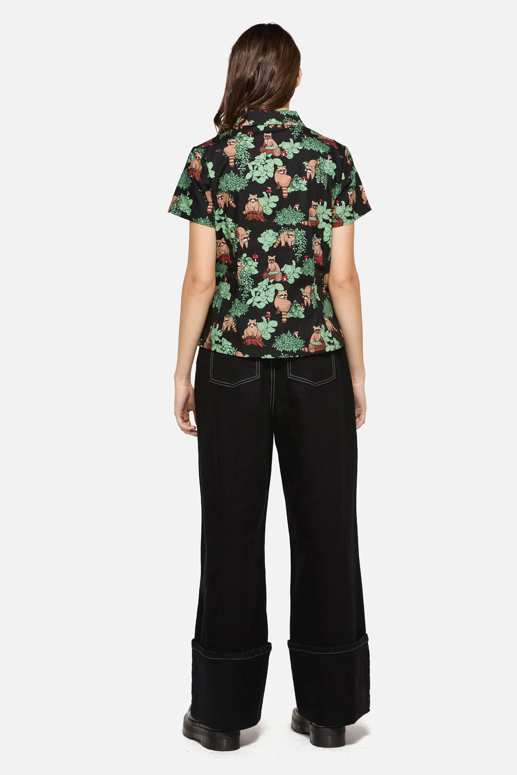 Dangerfield - Haus Of Raccoon Print Blouse - multi