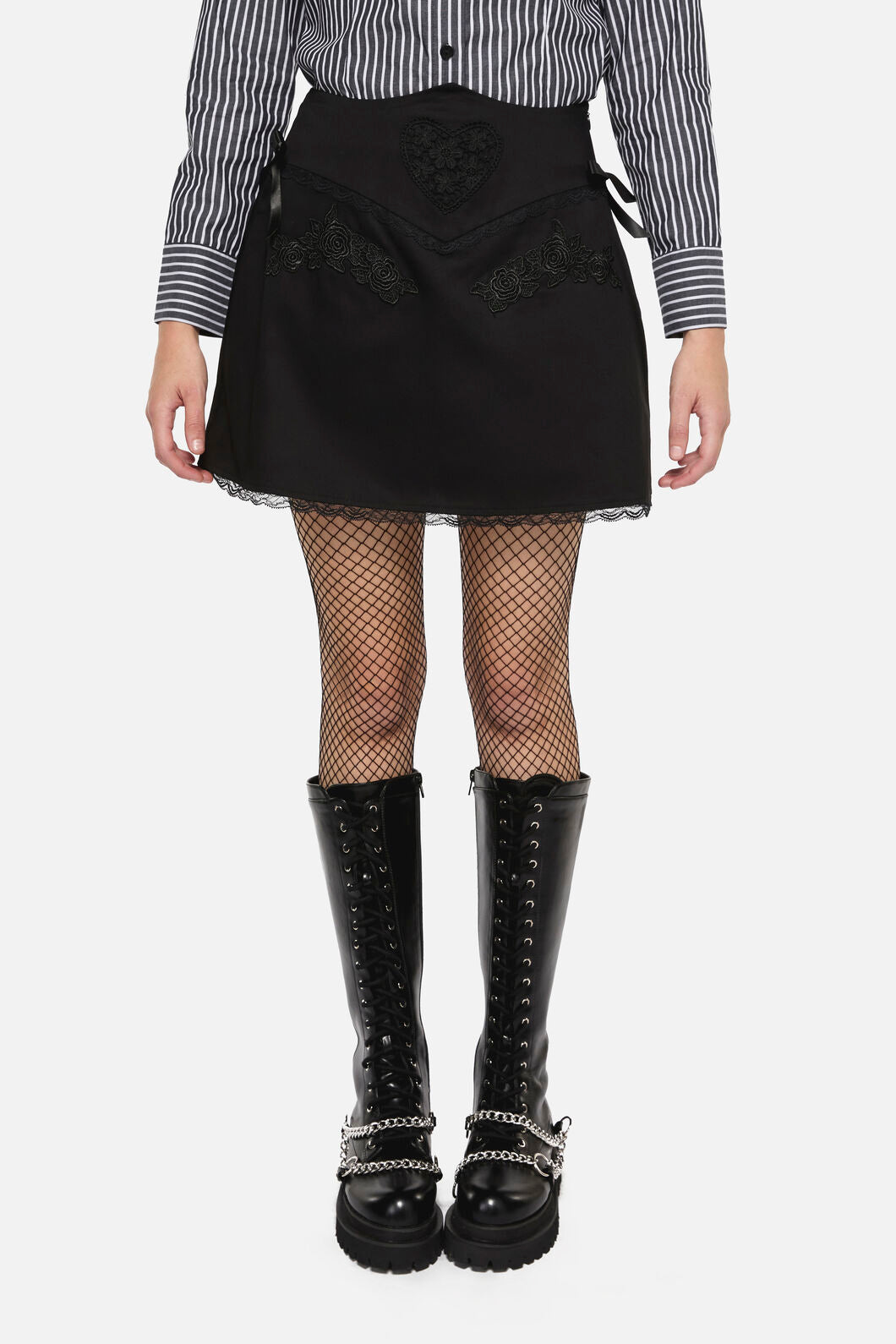 Dangerfield - Little Bitter Lacey Mini Skirt - black