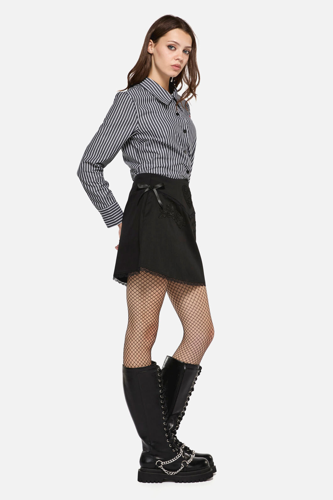 Dangerfield - Little Bitter Lacey Mini Skirt - black