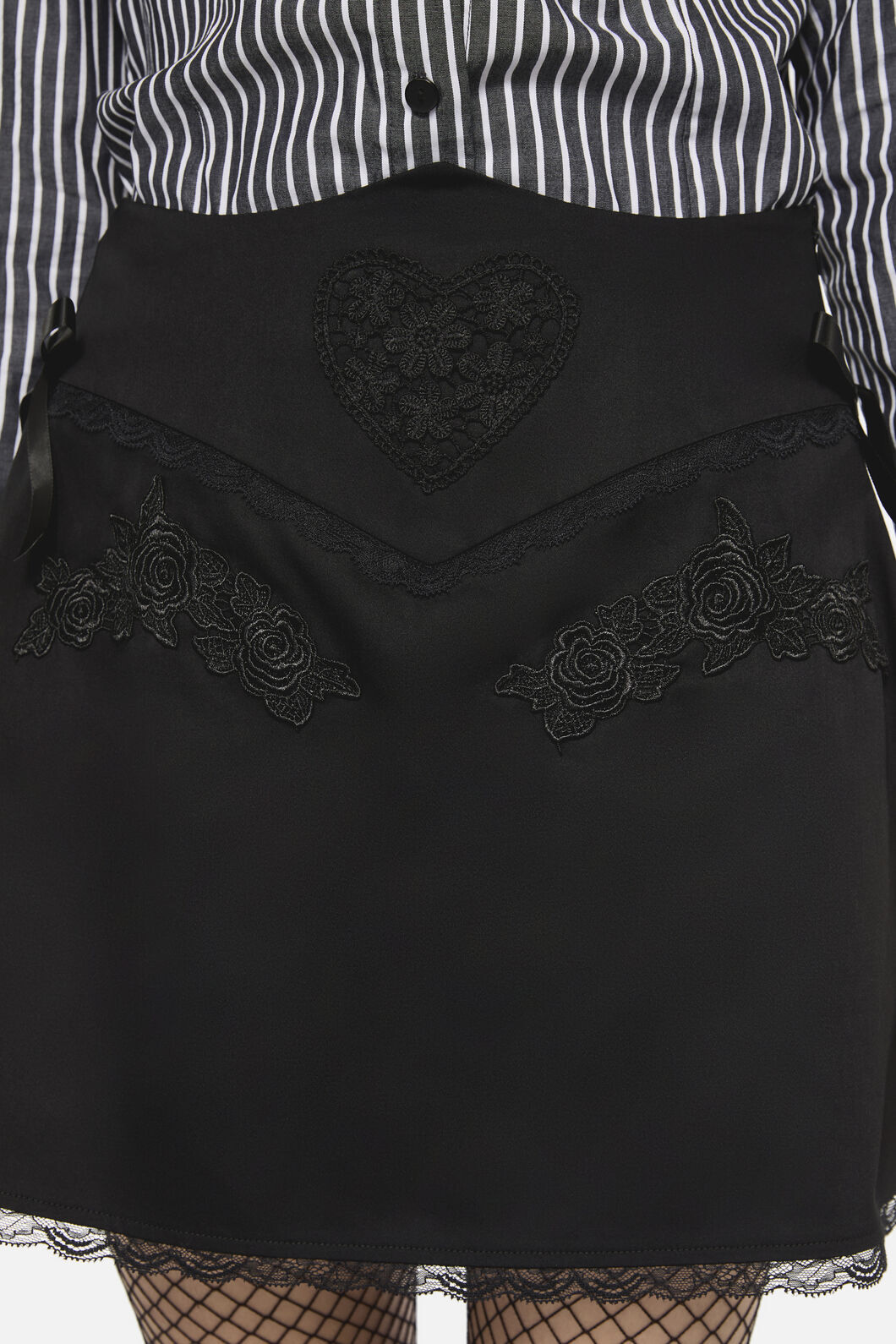 Dangerfield - Little Bitter Lacey Mini Skirt - black