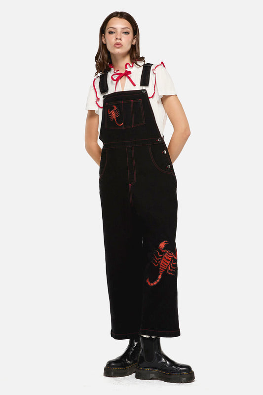 Dangerfield - Scorpion Patch Overall - black