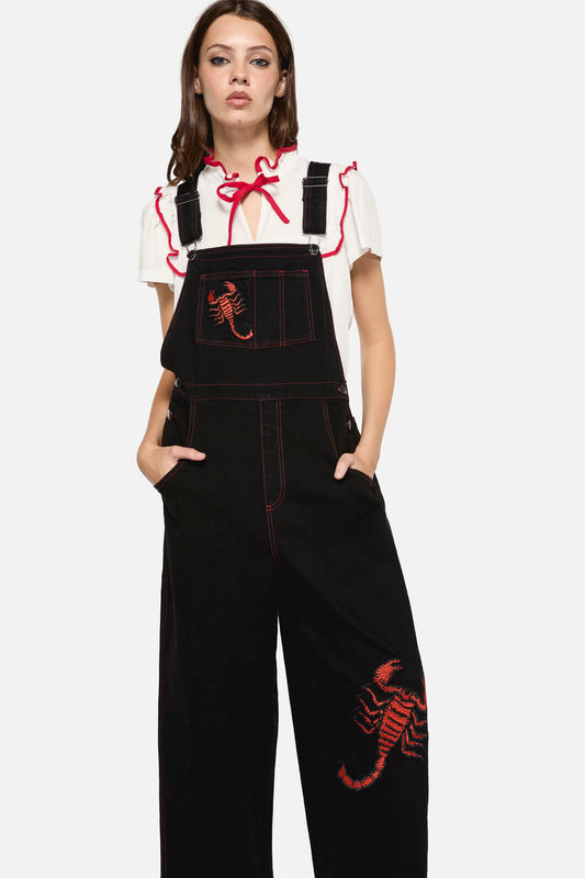 Dangerfield - Scorpion Patch Overall - black