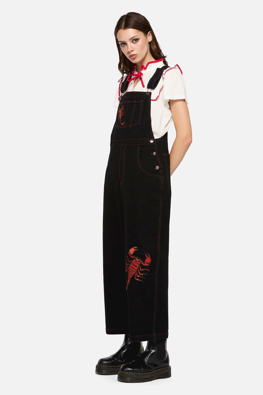 Dangerfield - Scorpion Patch Overall - black
