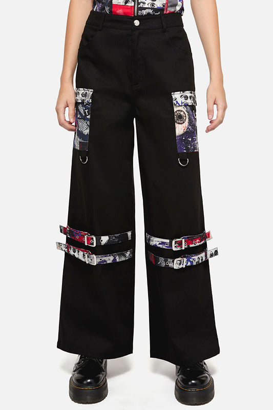 Dangerfield - Rotten Strap Pant - black