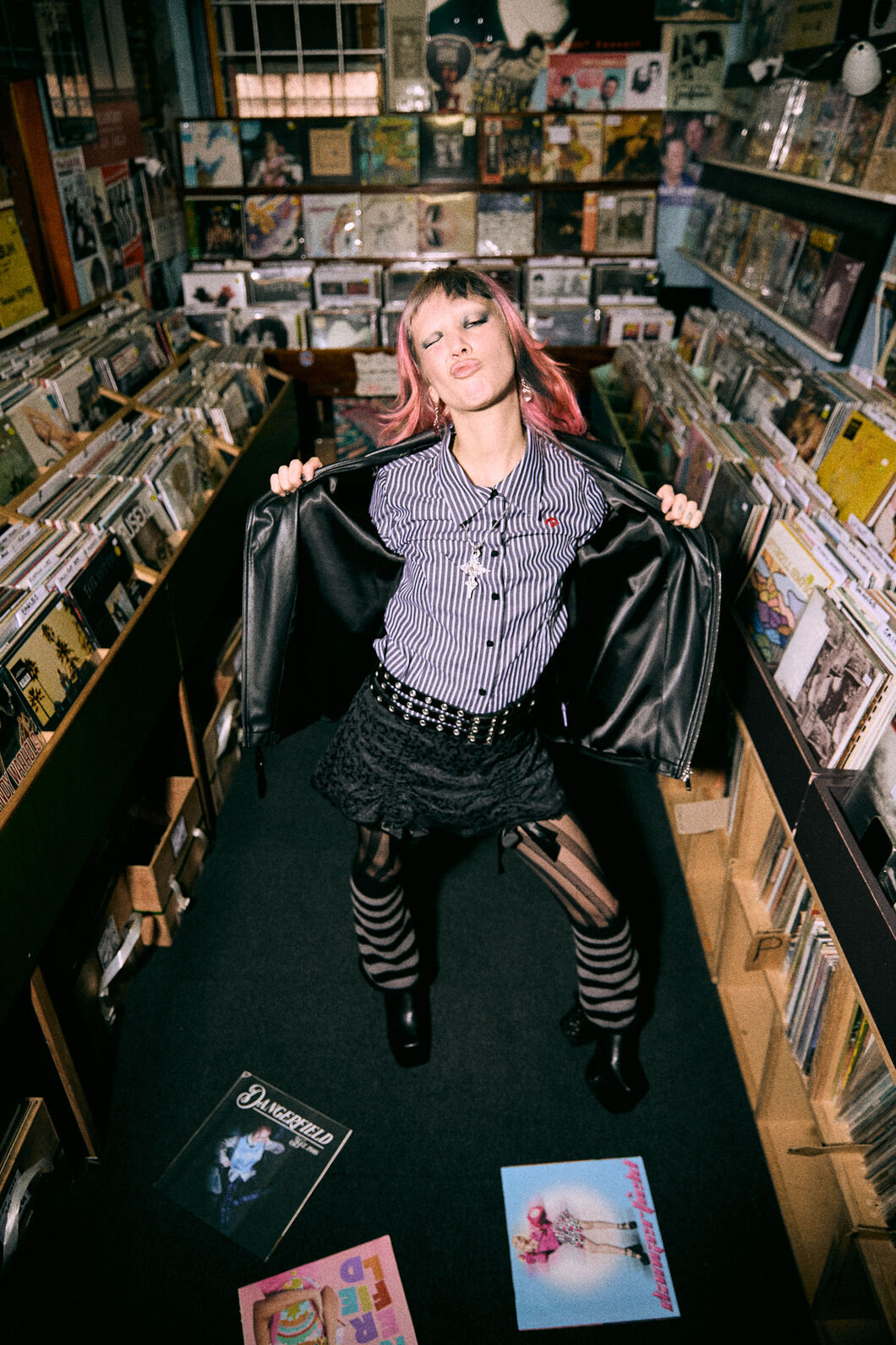 Dangerfield - Eye On You Blouse - black-white