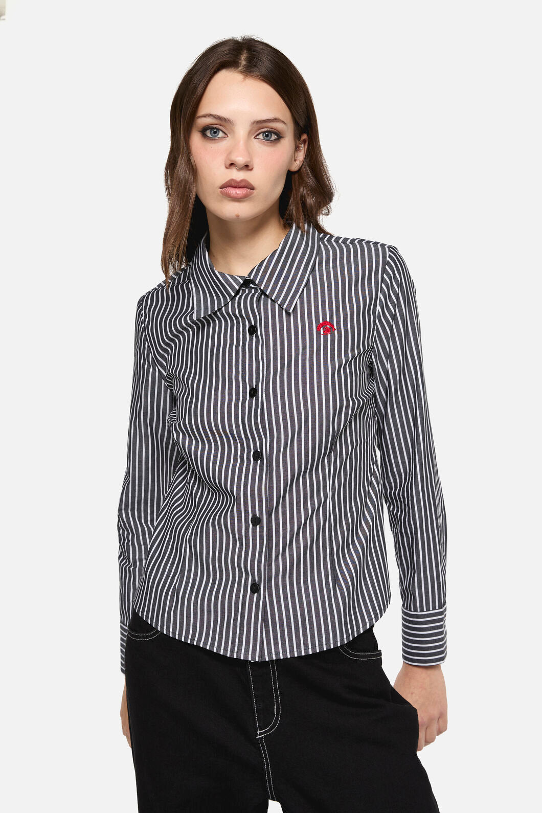 Dangerfield - Eye On You Blouse - black-white