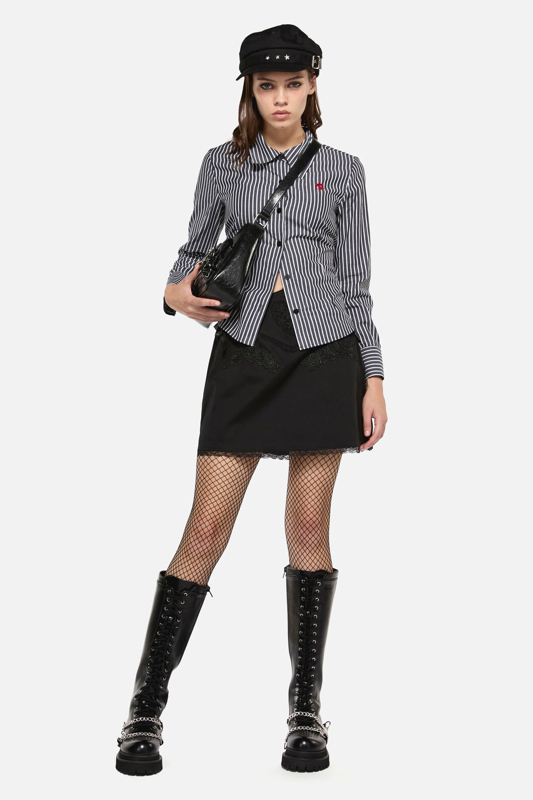 Dangerfield - Eye On You Blouse - black-white