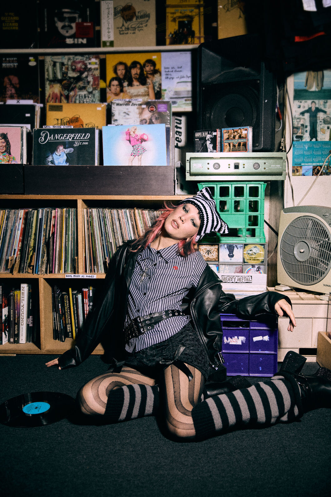 Dangerfield - Eye On You Blouse - black-white