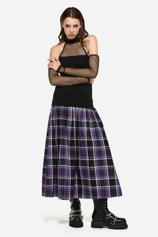 Dangerfield - Scribbles Mesh Top - black