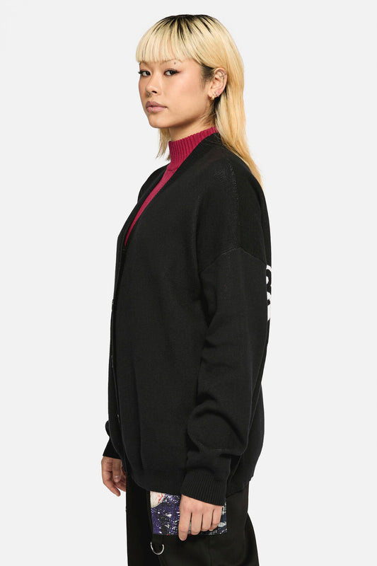 Dangerfield - Ready To Rot Grunge Cardigan - black