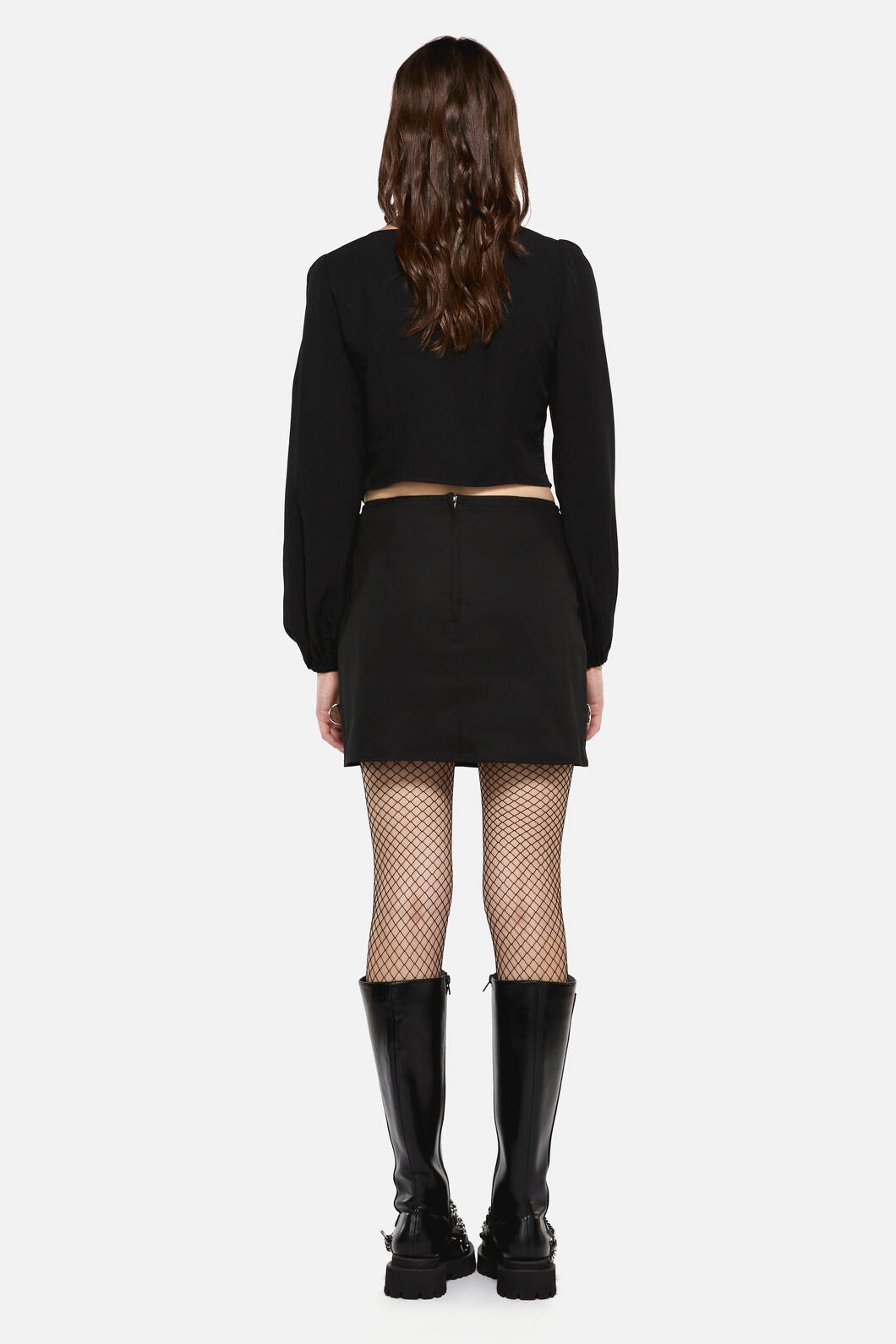 Dangerfield - Edgy Tartan Contrast MiniSkirt - blue-red