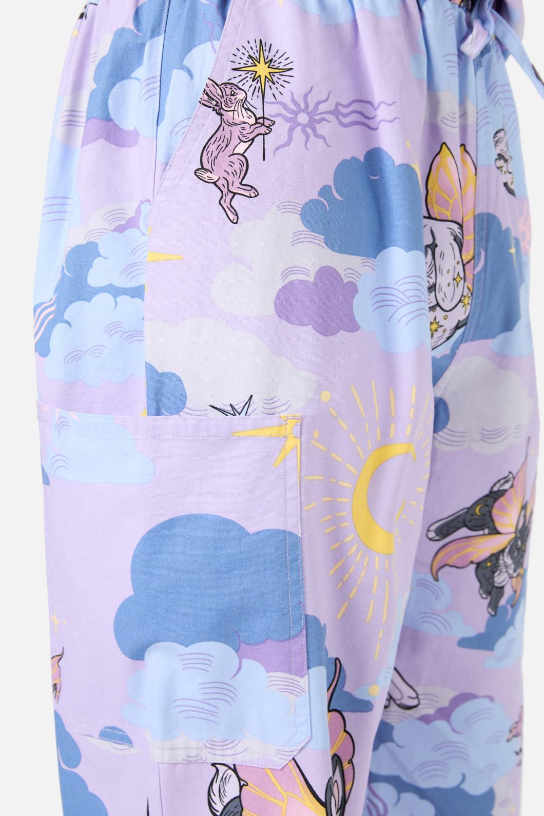 Dangerfield - Goodnight Bunny Scrub Set - blue