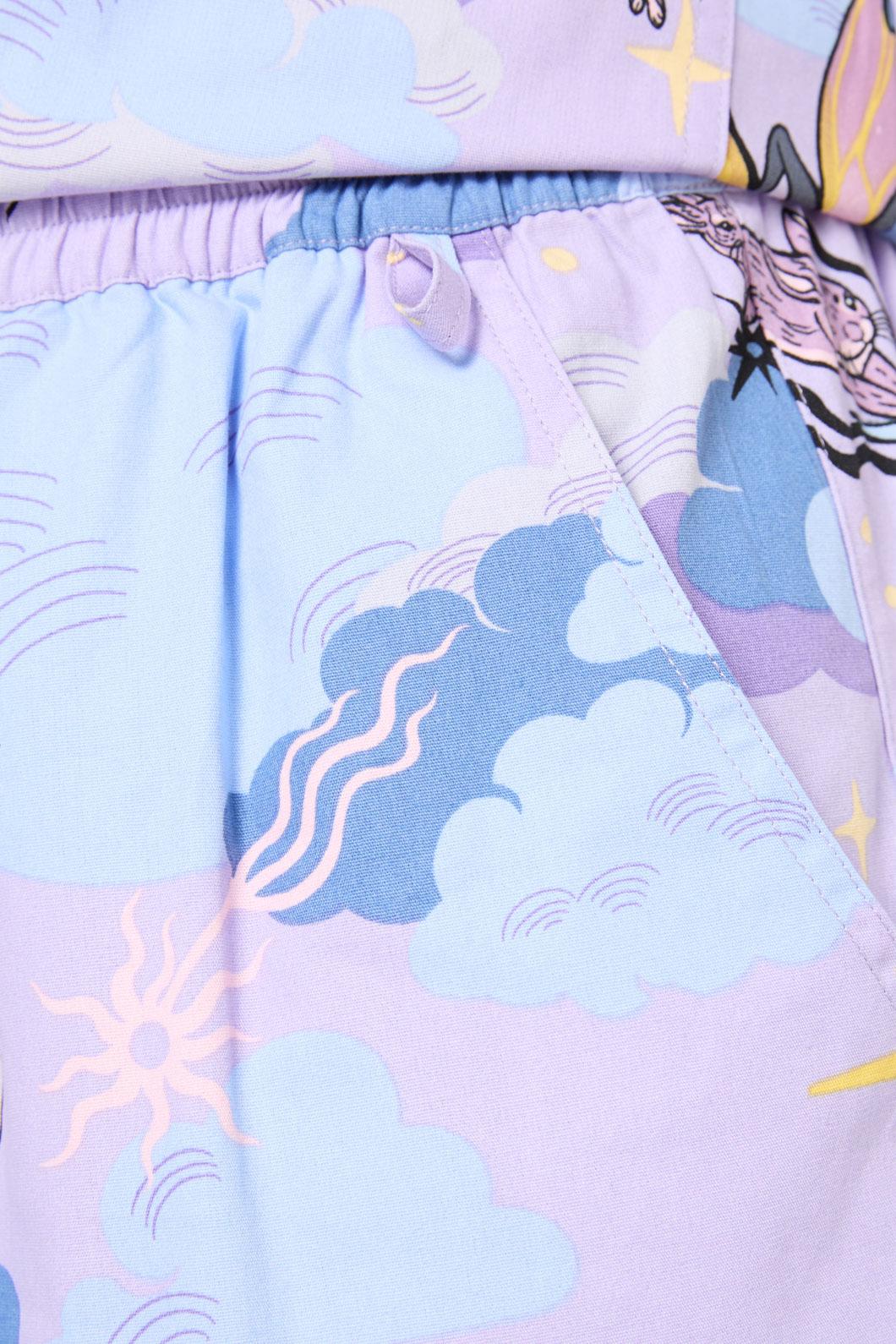 Dangerfield - Goodnight Bunny Scrub Set - blue