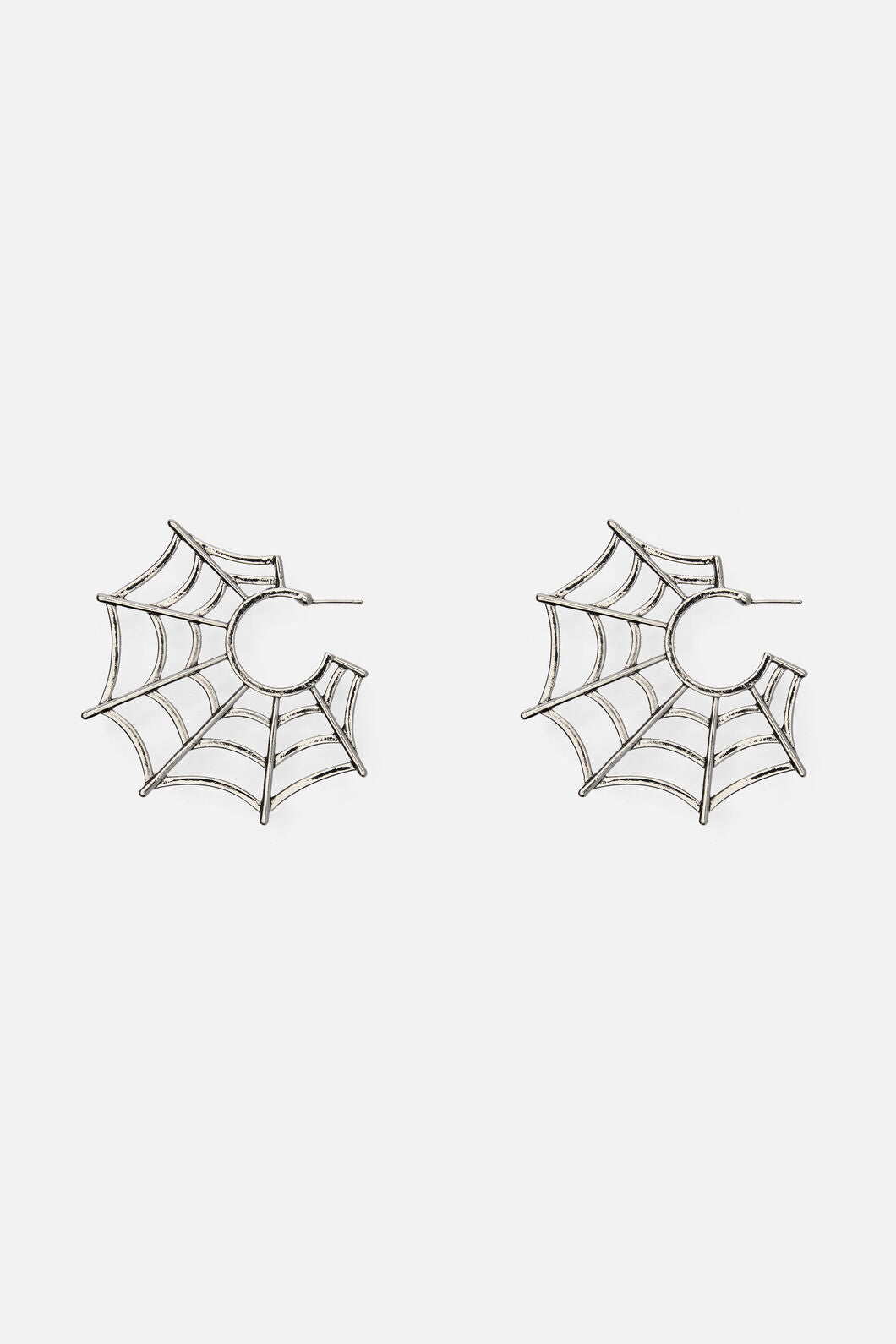 Dangerfield - Spider Web Earrings - silver