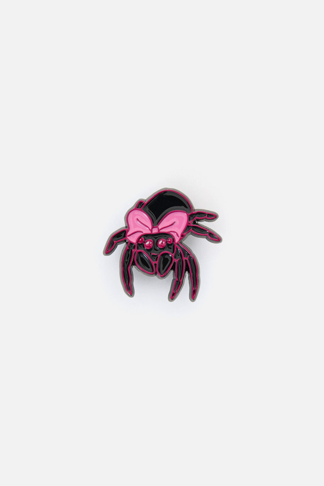 Dangerfield - Rococo Life Spider Pin - black-pink