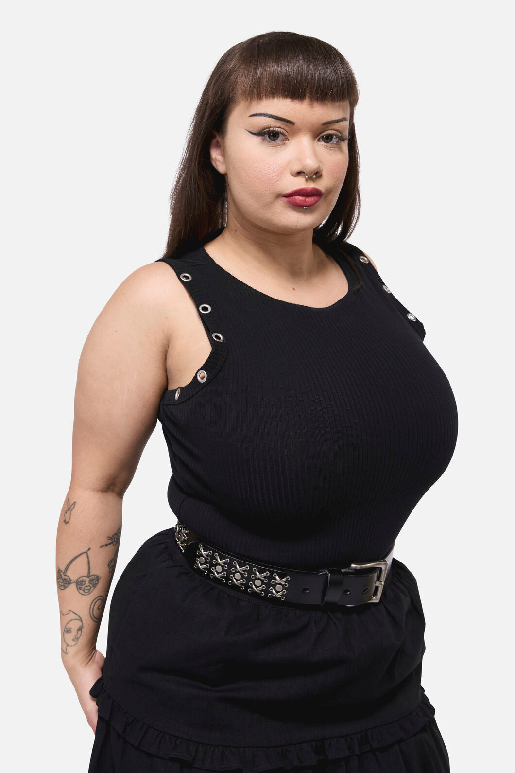 Dangerfield - Stud & Rivet Belt - black