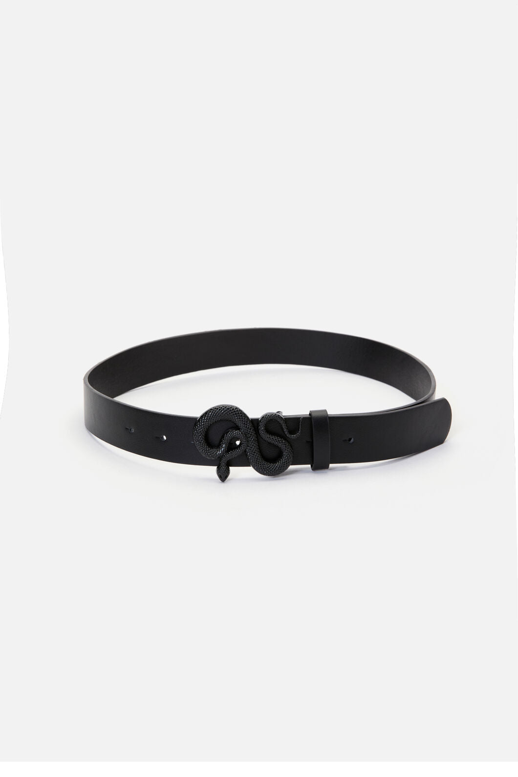 Dangerfield - Snake Buckle Belt - black