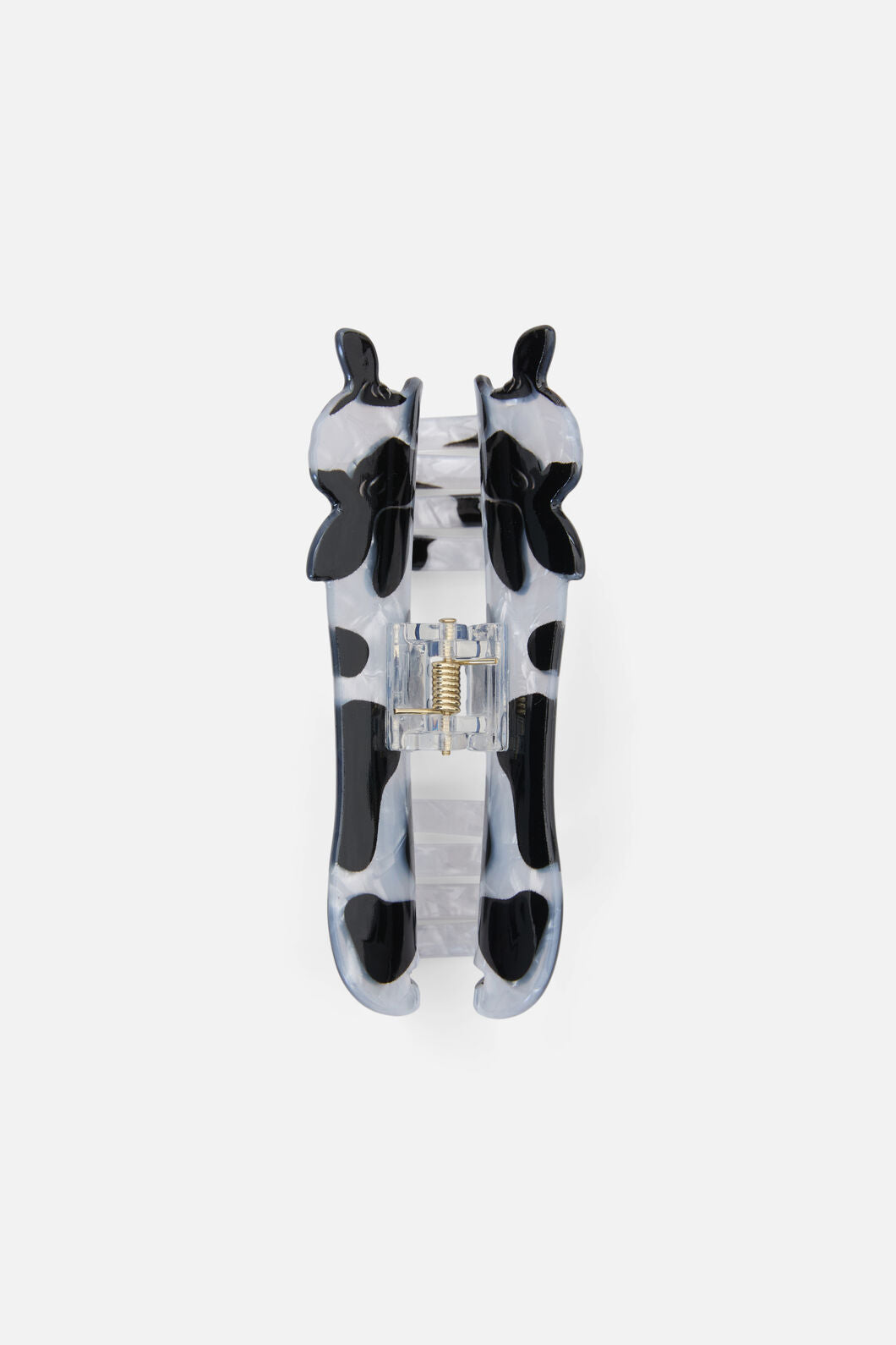 Dangerfield - Cow Claw Clip - black-white