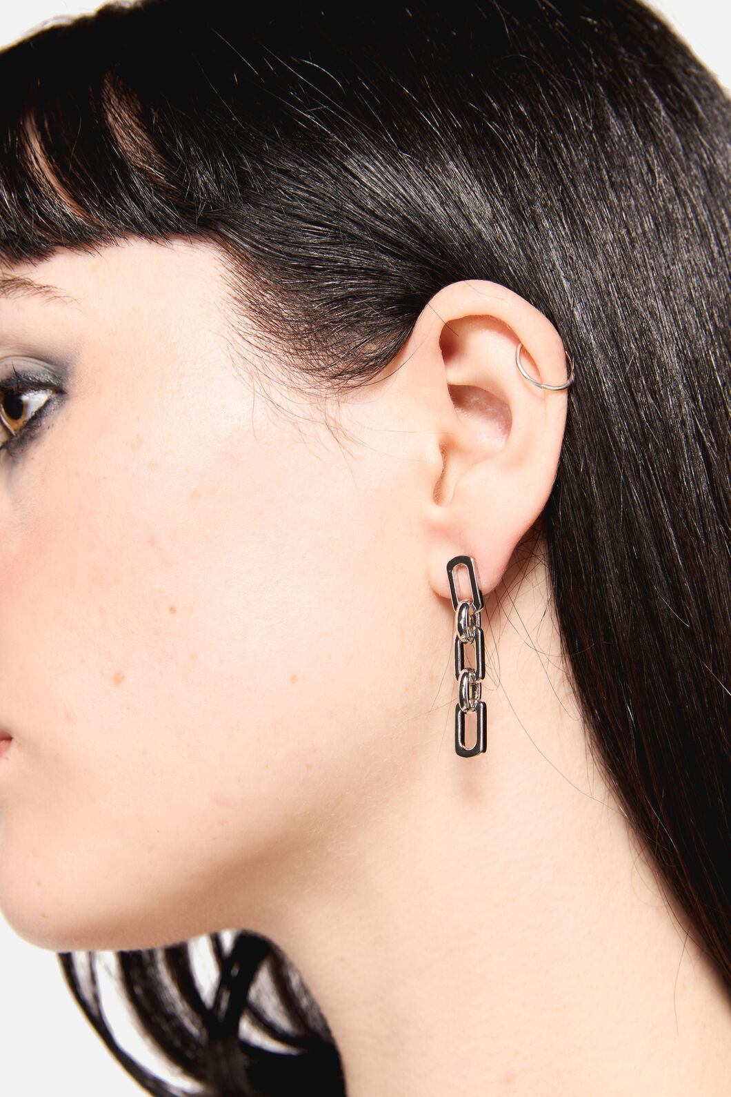 Dangerfield - Chain Drop Earrings - silver