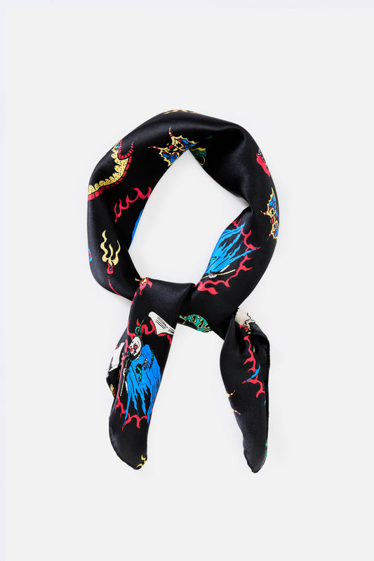 Dangerfield - Lawless Satin Scarf - black
