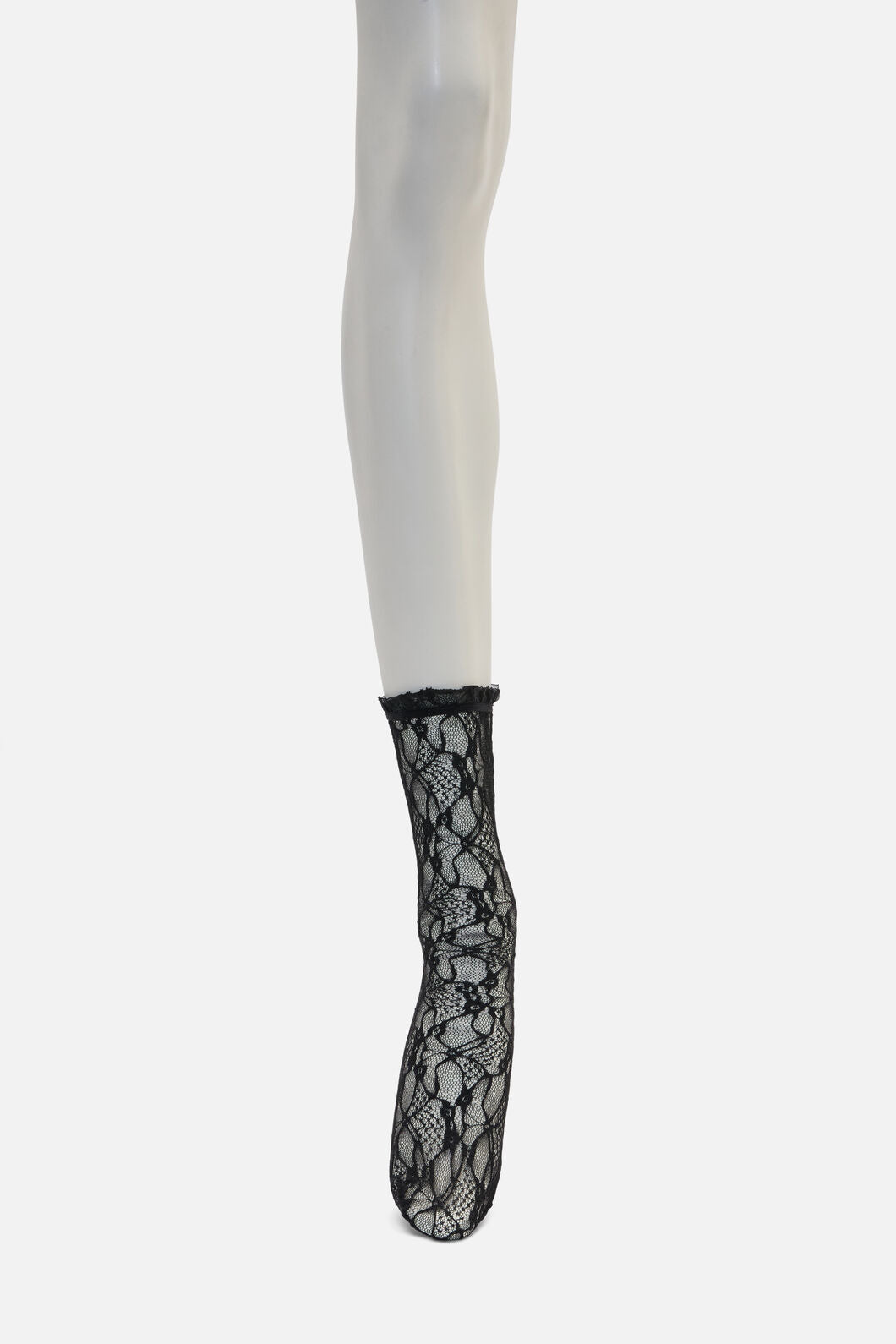 Dangerfield - Black Lacey Lace Sock - black