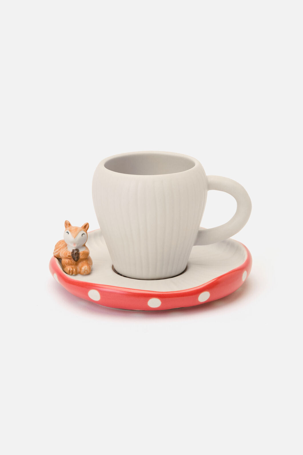 Dangerfield - Mushroom Cup & Saucer - red-white