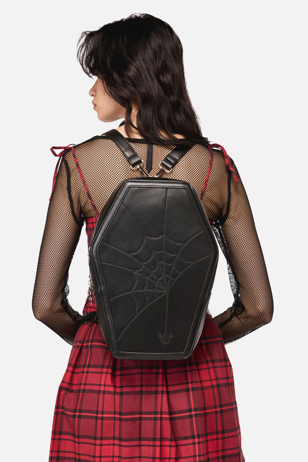 Dangerfield - Spiderweb Coffin 2 Way Backpac - black