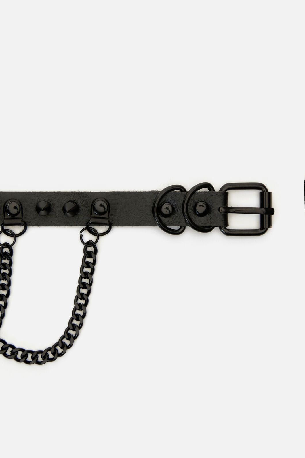 Dangerfield - Spike & Chain Choker - black