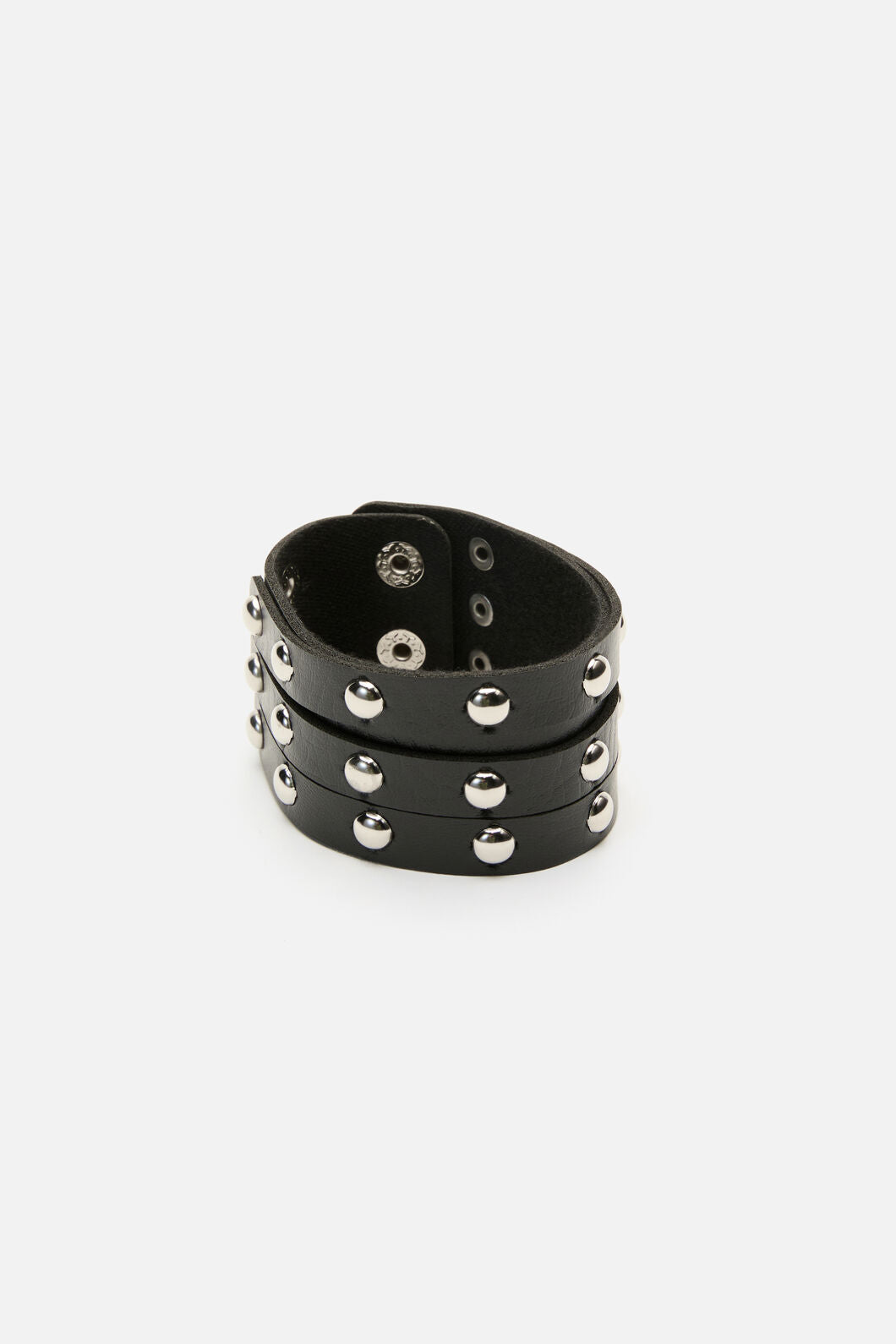 Dangerfield - Round Stud Wrist Band - black