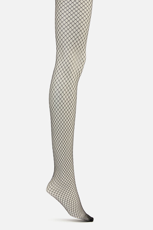 Dangerfield - Waist Garter Fishnet Tights - black