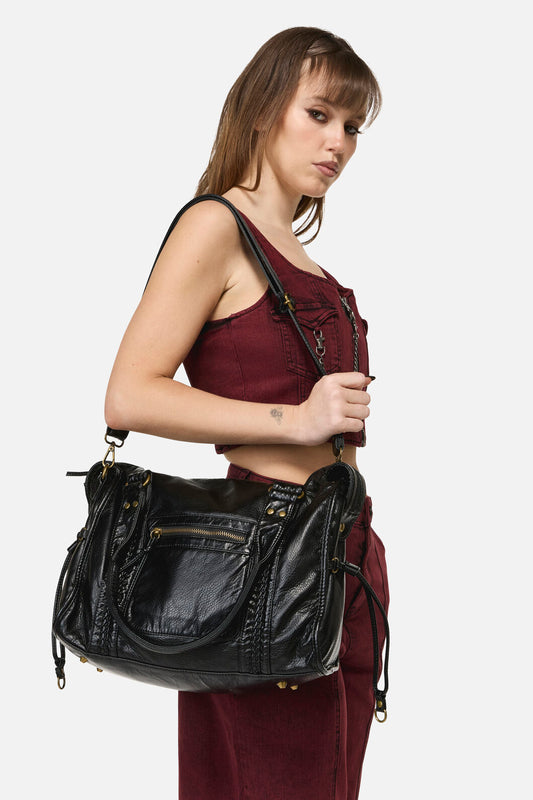 Dangerfield - Slouchy Shoulder Bag - black