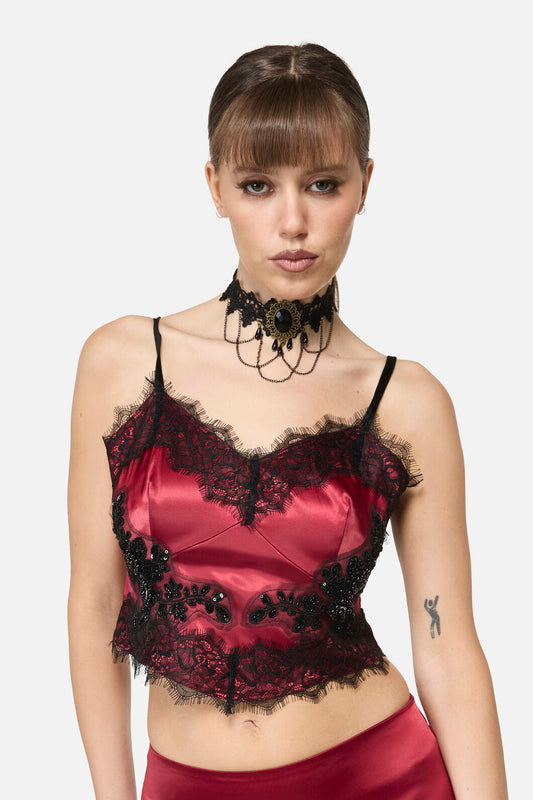 Dangerfield - Gothic Chain Choker - black